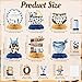 ANGOLIO 12Pcs Western Cowboy Baby Shower Party Honeycomb Centerpieces Spring Easter Gifts A Little Cowboy Is On The Way Boy Table Decor Its a Boy Baby Shower Party Decor for Gender Reveal Birthday - Image 4