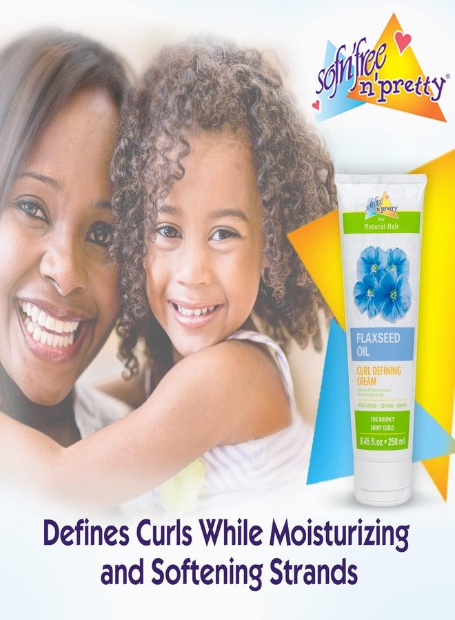 SOFNFREE Sofn’Free n’Pretty for Natural Hairs - Flaxseed Oil Curl Defining - Safe for Kids Curling Cream for Curly Hair - Moisturizes, Softens Curls, Adds Shine - 8.45 Fl Oz (Pack of 1) - Image 2