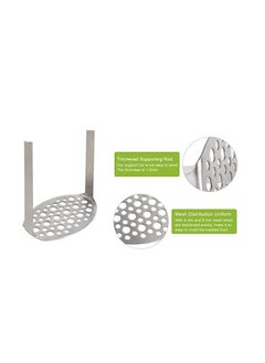 Generic Stainless Steel Potato Masher Silver  - Image 5