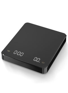 ميزان قهوة 0.1 جرام - 3000 جرام مع مؤقت، قابل لإعادة الشحن عبر USB