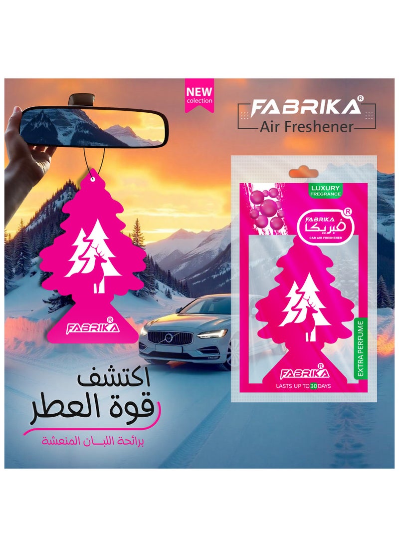 Fabrika Paper Car Air Freshener(diffuser) for Cars Tree Shape with Bubble Gum Scent  - Image 2
