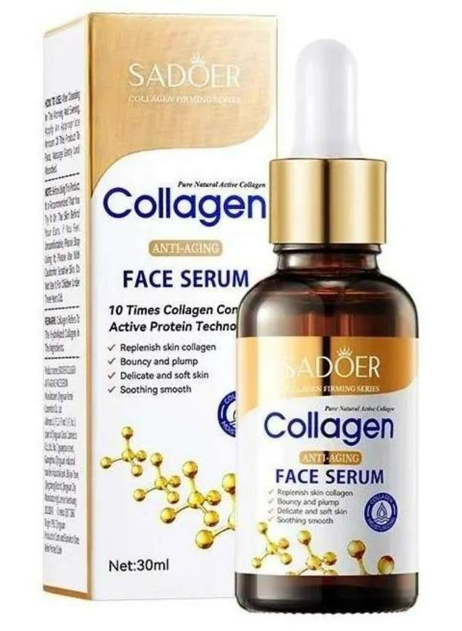 SADOER Collagen Face Serum Moisturize, Brighten, and Hydrate Your Skin 30 ML - Image 1