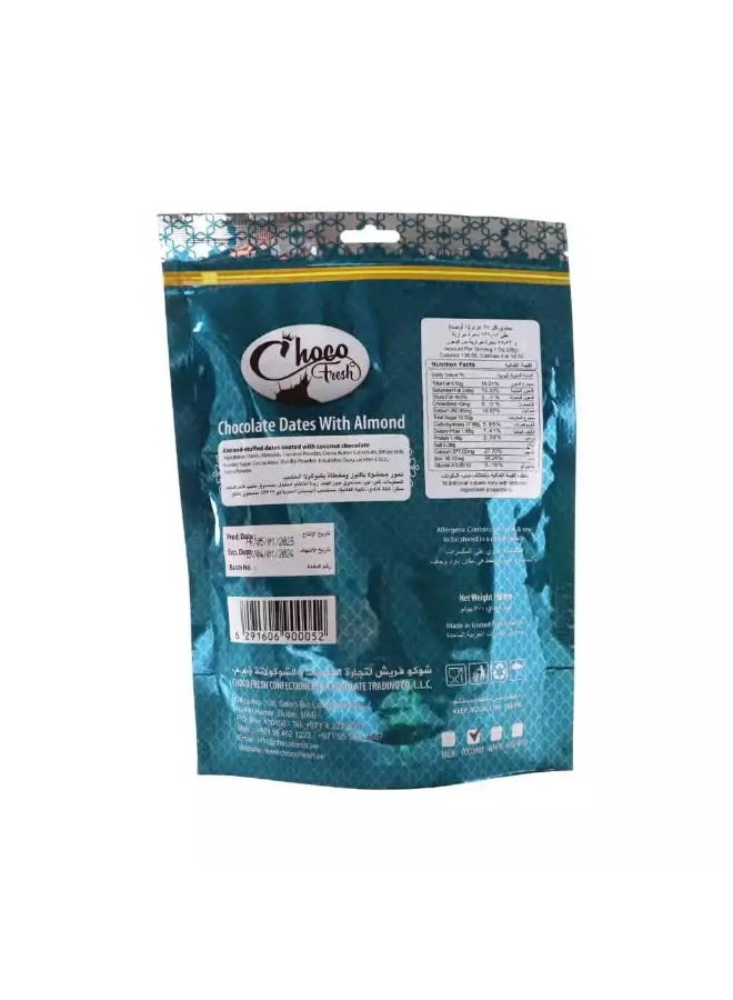 Choco Fresh تمور الشوكولاتة الطازجة مع اللوز وجوز الهند - 300 جرام - Image 2