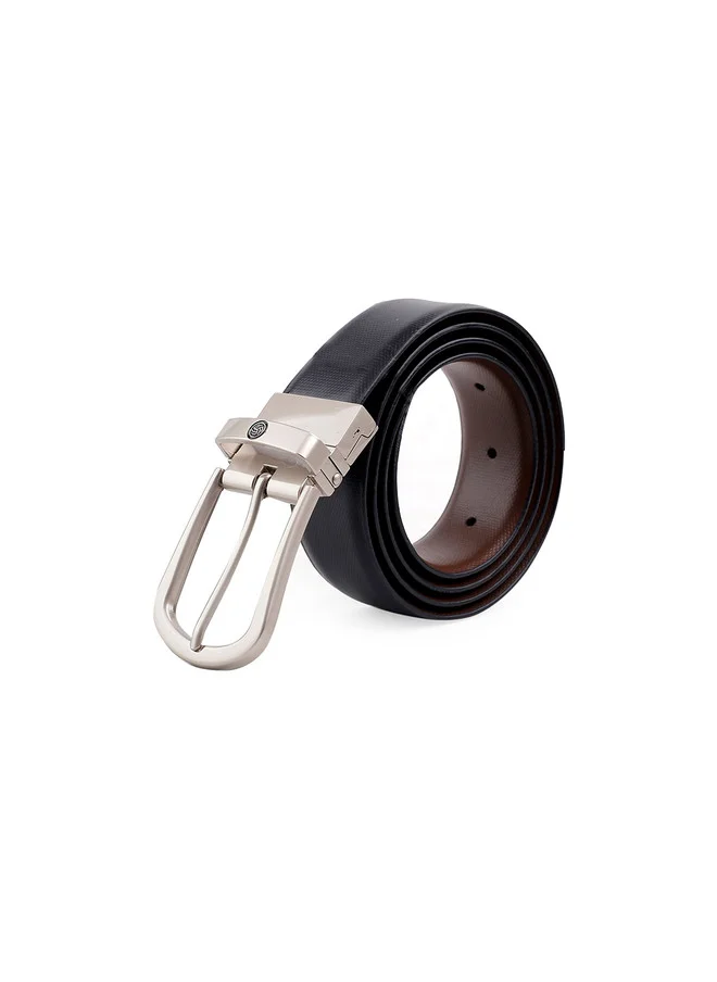 Bacca Bucci  Men's Black Leather Reversible Belt for Men | Best Price UAE