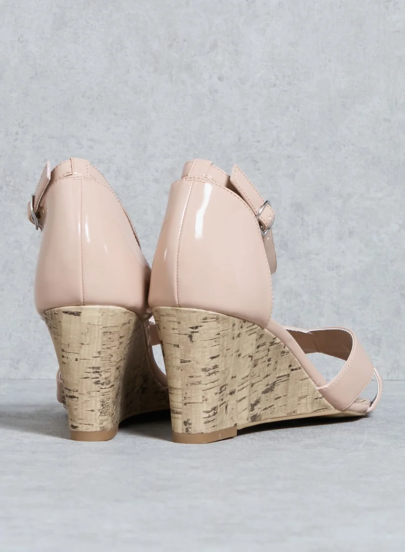 NEW LOOK Ankle Strap Wedge Sandals