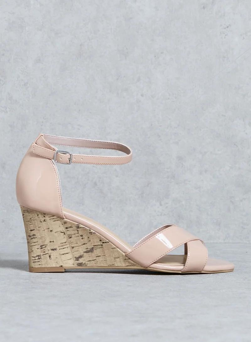 NEW LOOK Ankle Strap Wedge Sandals