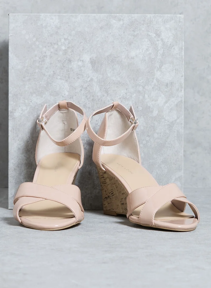 NEW LOOK Ankle Strap Wedge Sandals