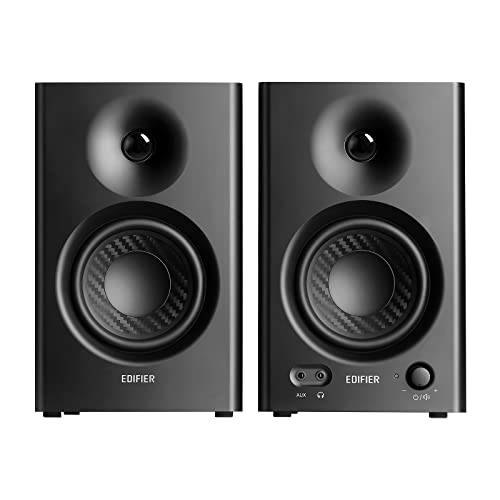 Edifier MR4 Powered Studio Monitor Speakers 4 Active NearField Reference Speaker Black Pair - Image 3