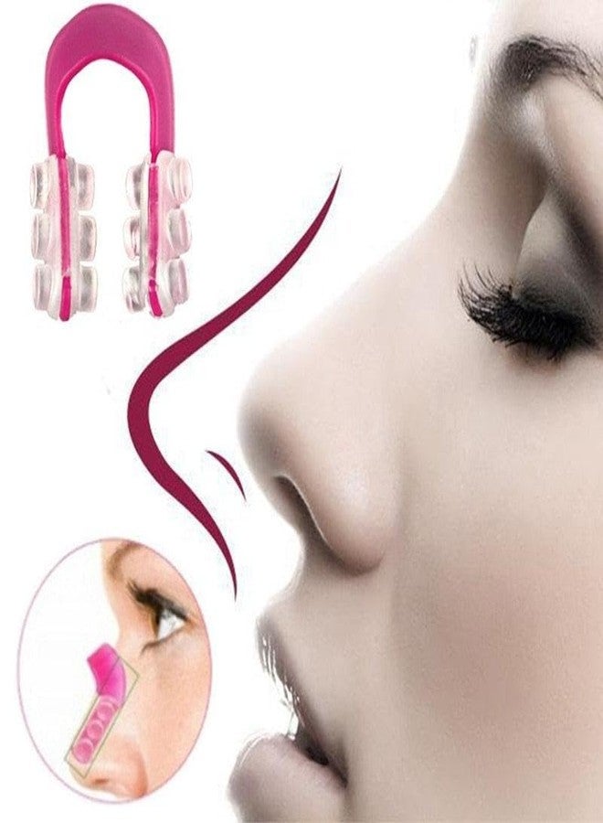Digital Shoppy Nose Up Shaping Shaper Lifting Bridge Straightening Beauty Nose Clip - Pink Pack of 1 - Image 2