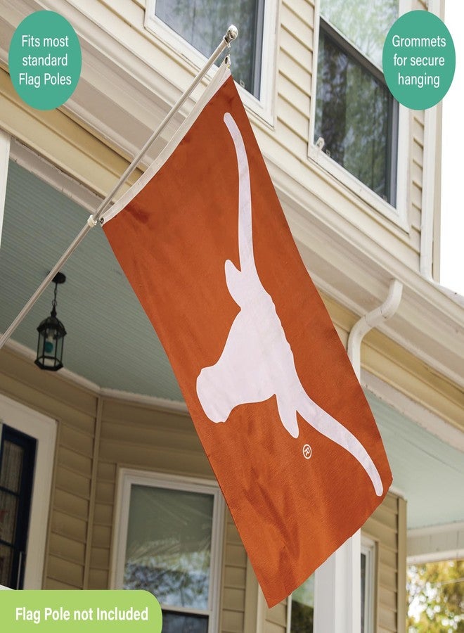 BSI NCAA Texas Longhorns 3 x 5 Outdoor Durable Flag with Grommets | Heavy Duty Flag & Banner for Garden Patio | Indoor Wall Decor for Room | Works with Flag Poles for Outside House - Image 5