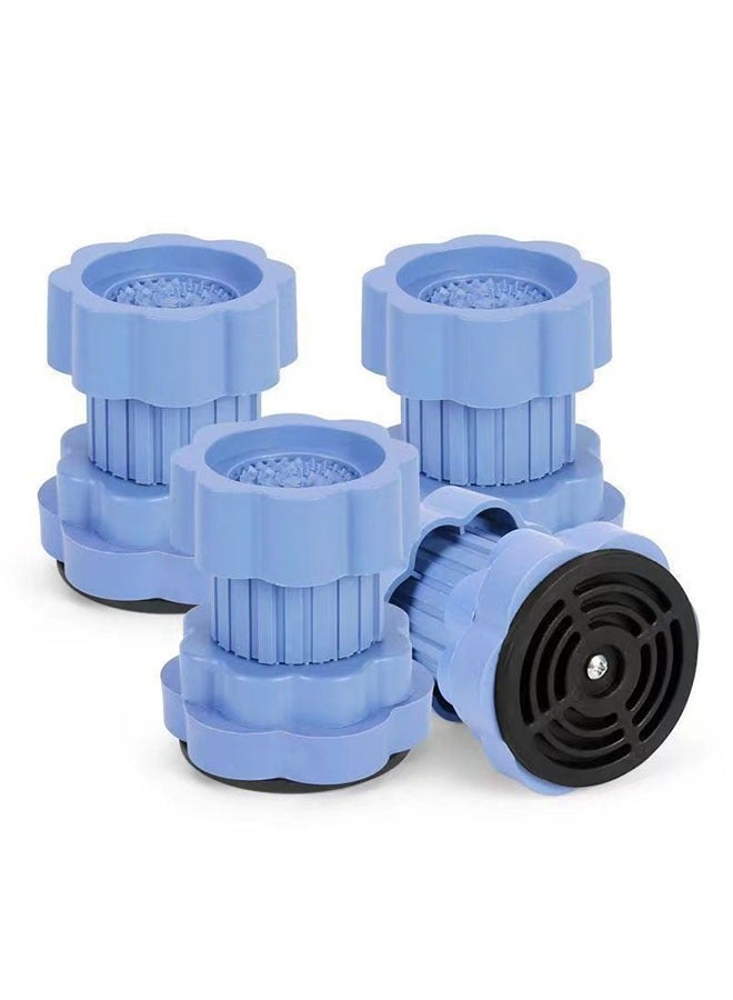 كيلا قاعدة غسالة عالمية 4 قطع مضادة للانزلاق وامتصاص الصدمات مناسبة للثلاجات والغسالات - Image 1