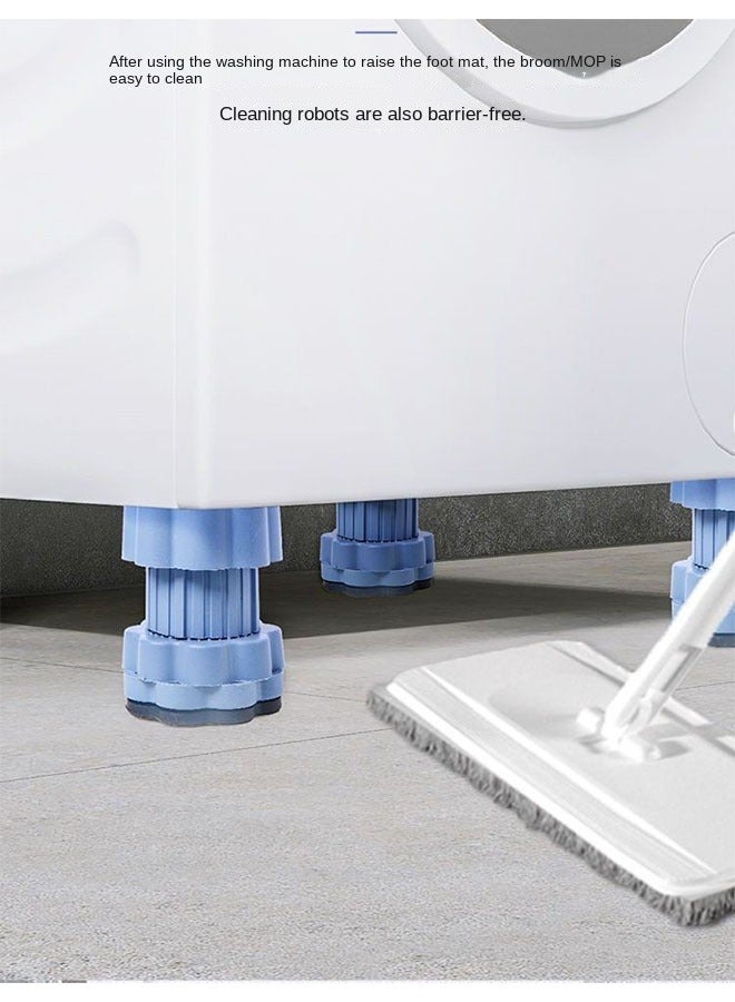 كيلا قاعدة غسالة عالمية 4 قطع مضادة للانزلاق وامتصاص الصدمات مناسبة للثلاجات والغسالات - Image 4