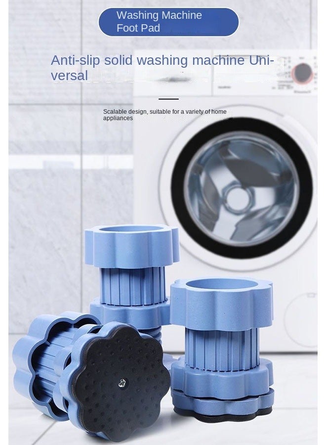 كيلا قاعدة غسالة عالمية 4 قطع مضادة للانزلاق وامتصاص الصدمات مناسبة للثلاجات والغسالات - Image 2