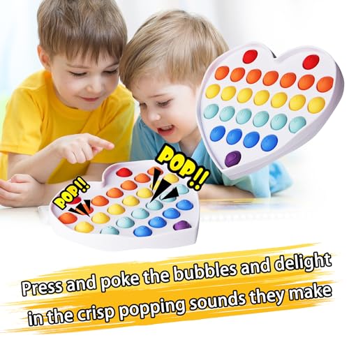 Cucue Simple Fidget Pop Toys Portable Calming Sensory Hand Toys for Fun Stress Relief Soft Flexible FoodGrade Silicone Materials Keychain Durable Poppers for Kids Adults Pack of 3 - Image 5