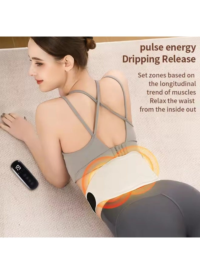 AirYoung EMS Heating Pad, Pain Pulse Massage for Back  8 Modes 19 Massage Forces,Electric Waist Belt Device for Belly - Image 3
