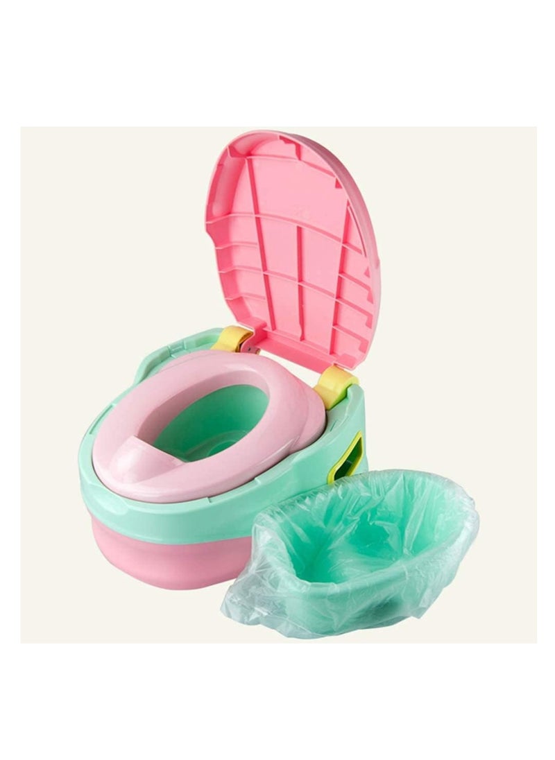 Hihonor 100pcs Portable Potty Chair Liners with Drawstring Potty Bags Disposable for Baby Toilet Potty Training Seat, Travel Universal Toilet Seat Cleaning Bag for Kids Toddlers Adults Pets Outdoors  - Image 3