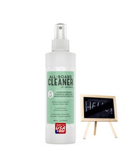 IMPRESA 8Oz Dry Erase/Chalkboard/White Board Cleaner Spray - Made In The Usa - Safe, Gentle, Non-Toxic - Works With Marker, Chalk, Liquid Chalk And More  - Image 1