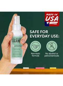 IMPRESA 8Oz Dry Erase/Chalkboard/White Board Cleaner Spray - Made In The Usa - Safe, Gentle, Non-Toxic - Works With Marker, Chalk, Liquid Chalk And More  - Image 3