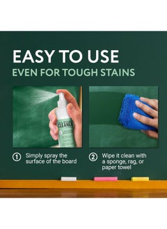 IMPRESA 8Oz Dry Erase/Chalkboard/White Board Cleaner Spray - Made In The Usa - Safe, Gentle, Non-Toxic - Works With Marker, Chalk, Liquid Chalk And More  - Image 5