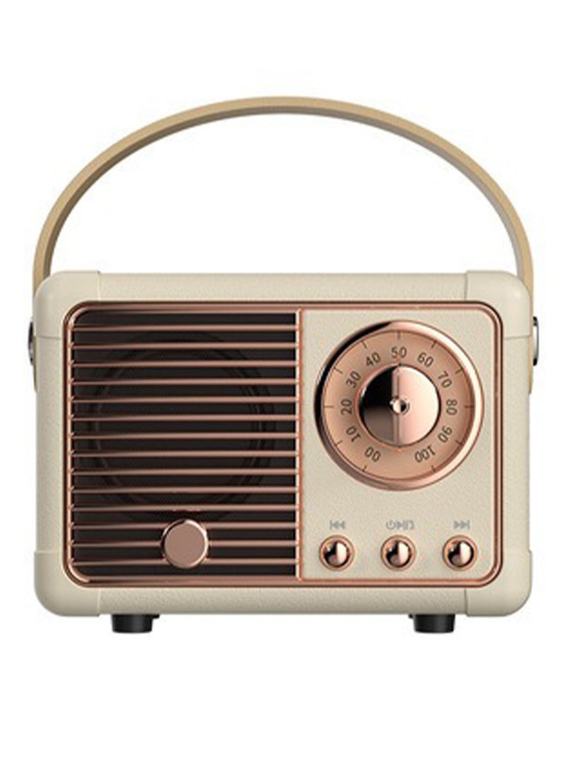 Retro Bluetooth Speaker,Cute Mini Speaker with FM Radio,Portable Wireless Speaker with TWS for Home Outdoor Travel,Bookshelf Speaker,Vintage Decor,Gifts for Girls,Teens  - Image 1