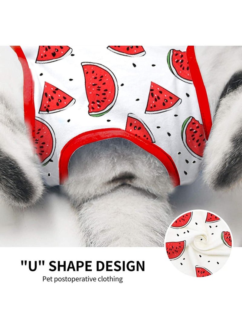 SYOSI Cat Recovery Suit, SYOSI Cat Recovery Suit for Abdominal Wounds or Skin Diseases, After Surgery Wear Anti Licking Wounds, Breathable E-Collar Alternative for Cats and Dogs M - Image 4