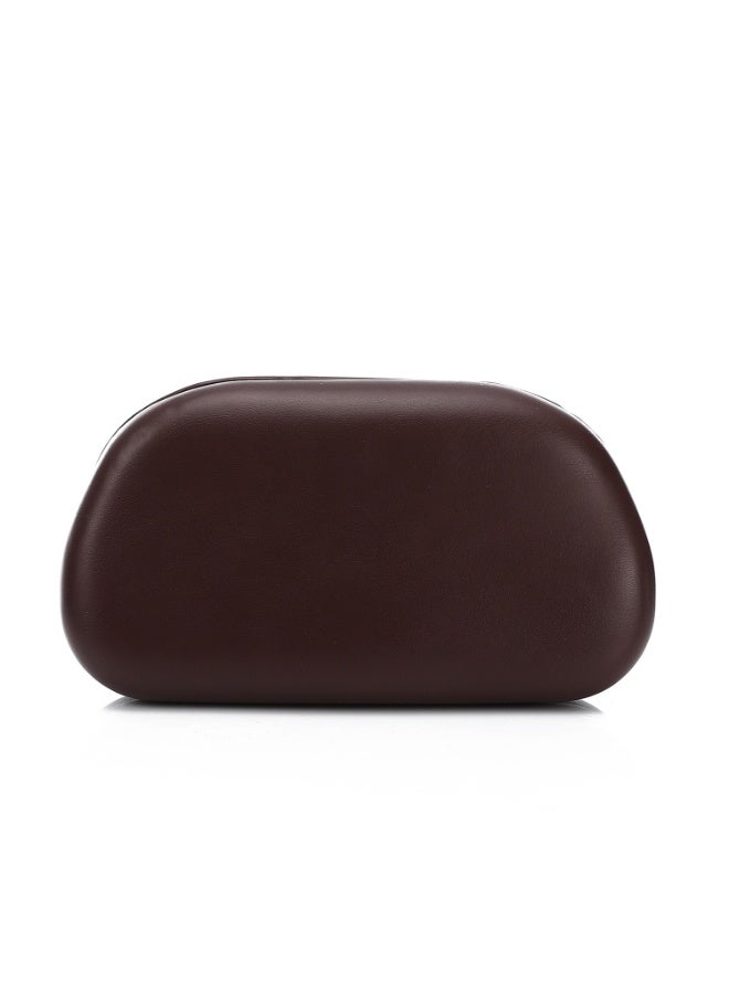 Mr.joe Statement Handle Clutch Brown - Image 3