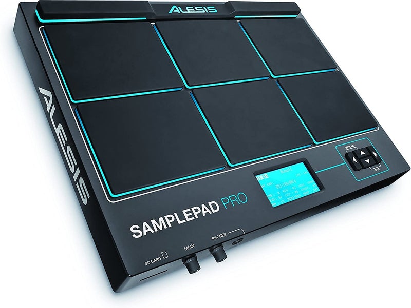 Alesis Sample Pad Pro SamplePad Pro - 8-pad percussie en sample-triggering instrument met dubbele zone rubberen pads, actieve LED-verlichting, uitbreidingsopties voor 2 extra triggers en 200+ ingebouwde geluiden - Image 2