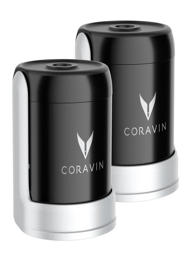 CORAVIN Sparkling Stoppers Preserve Wine for 4 Weeks 2 Stoppers for Champagne, Other Sparkling Wines - Image 1