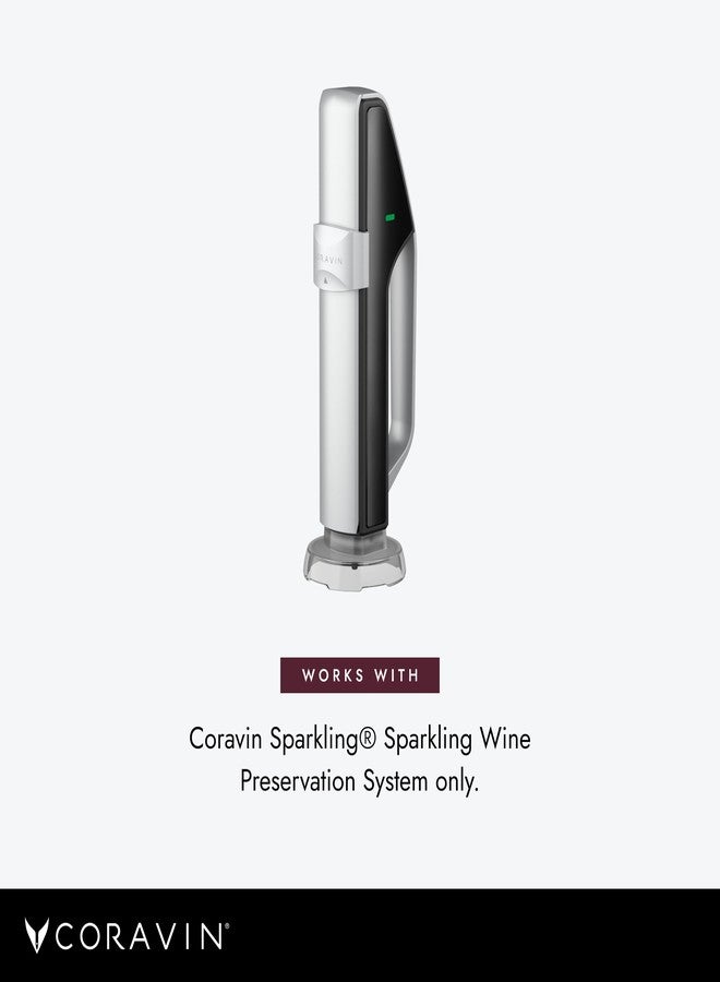 CORAVIN Sparkling Stoppers Preserve Wine for 4 Weeks 2 Stoppers for Champagne, Other Sparkling Wines - Image 5