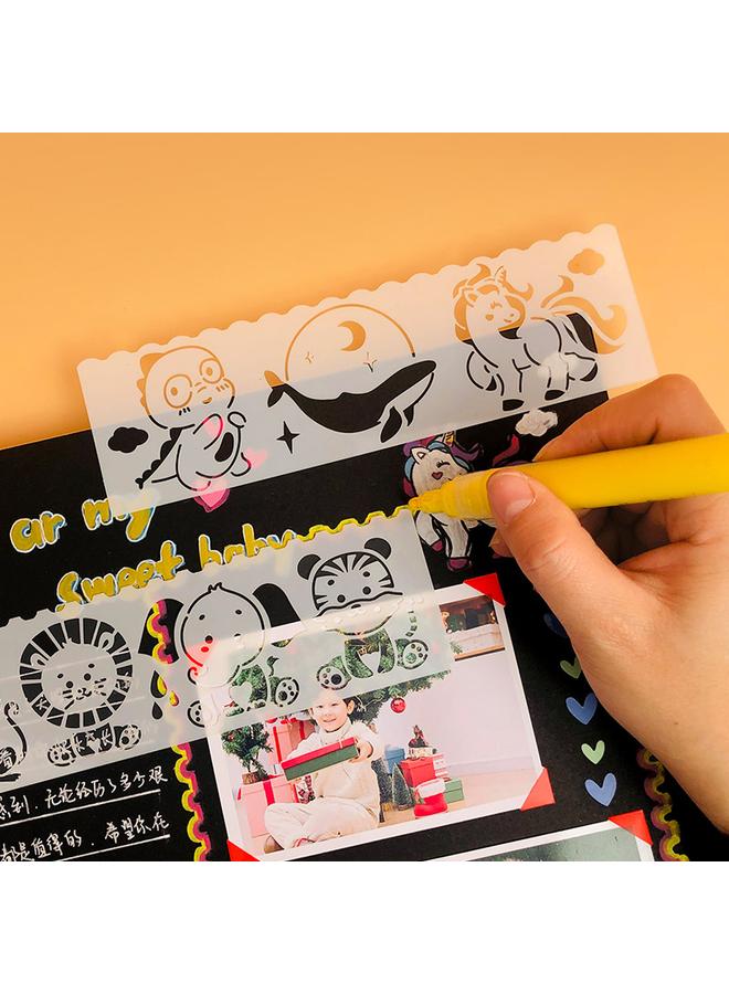 Ll Growth Manual Decoration Material Suit Template Hand Account Journal Simple Homemade Small Fresh Cartoon Sticker - Image 5