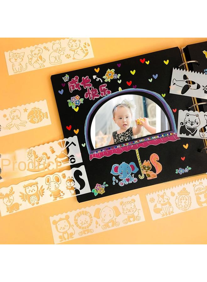 Ll Growth Manual Decoration Material Suit Template Hand Account Journal Simple Homemade Small Fresh Cartoon Sticker - Image 4