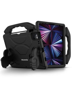 Moxedo Moxedo Shockproof Protective Case Cover Lightweight Convertible Handle Kickstand for Kids with Pencil Holder Compatible for iPad Pro 11 inch (2018 / 2020 / 2021) / iPad Air4 10.9-inch 2020 - Black  - Image 1