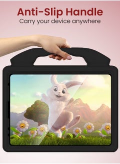 Moxedo Moxedo Shockproof Protective Case Cover Lightweight Convertible Handle Kickstand for Kids with Pencil Holder Compatible for iPad Pro 11 inch (2018 / 2020 / 2021) / iPad Air4 10.9-inch 2020 - Black  - Image 3