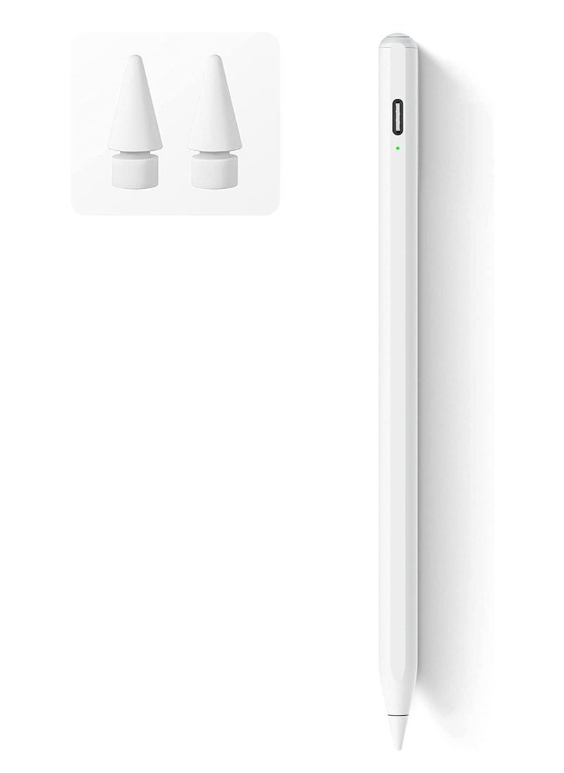 Generic - iPad Pen, Palm Rejection &Tilt G-senors Bluetooth Active Stylus Pencil for Apple iPad 2018-2023, Tablet Pen for iPad 6/7/8/9/10th Generation, iPad Pro 11/12.9 inch, Air 3/4/5, Mini 5/6 - Image 1