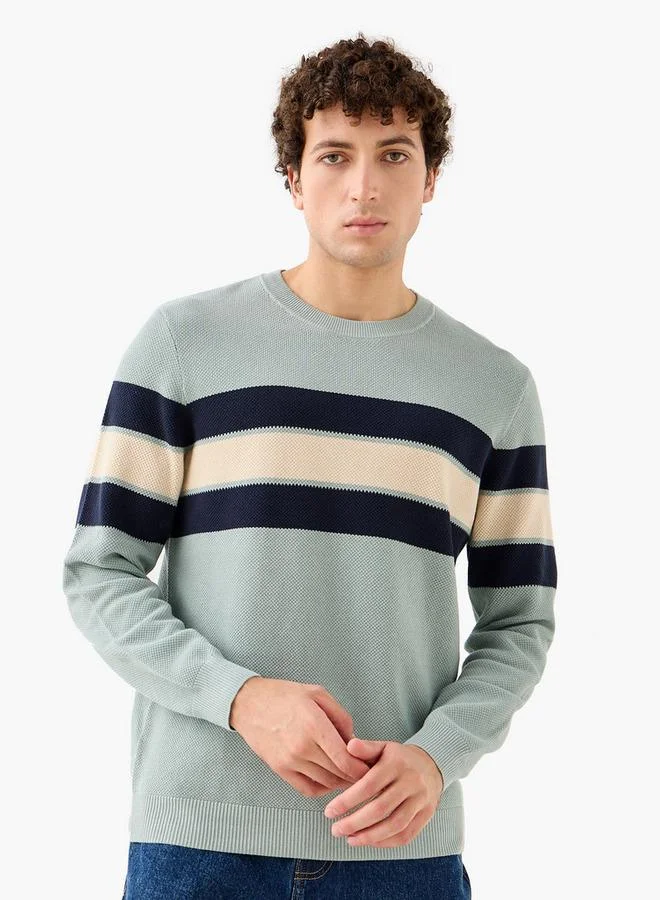 سبلاش فيڤ Striped Sweater with Long Sleeves