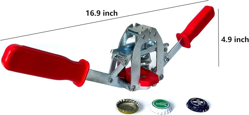 WENNING Manual Beer Bottle Capper Tool with 150 count Beer Bottle Caps,26mm Beer Corking Machine for Home Brewing（Crown Cap WN005） - Image 4