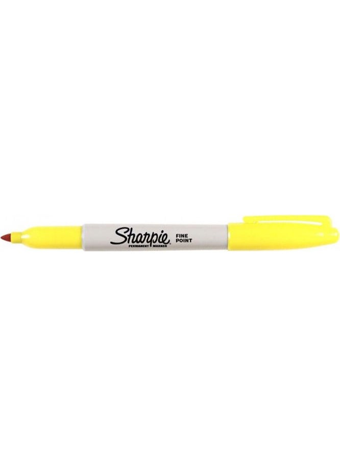 Sharpie - Permanent Fine Round Tip Dark Yellow 1836460 - Image 1