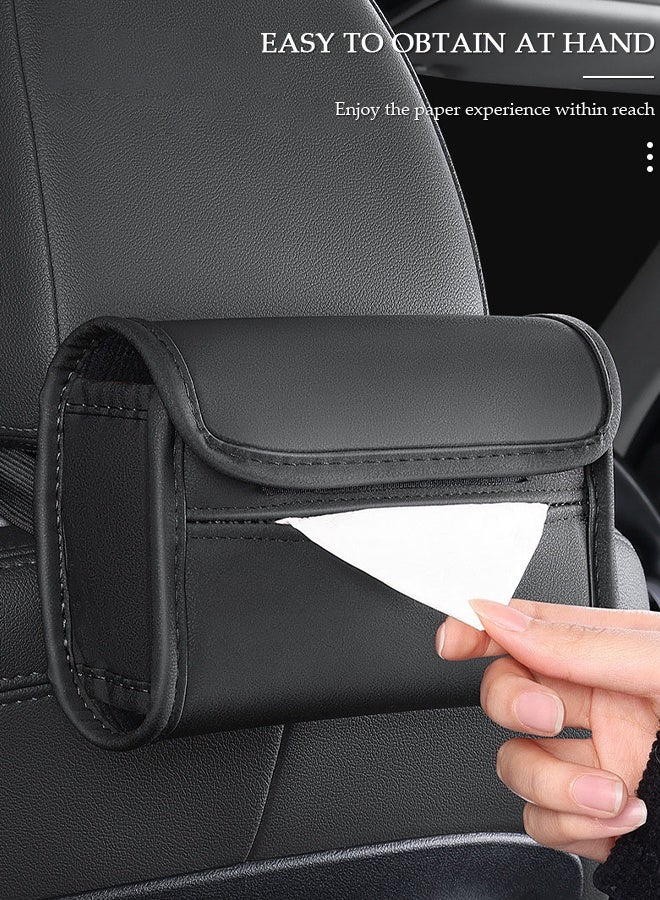 DUNISO سيارة الشمس قناع الأنسجة حامل الصندوق منشفة ورقية غطاء صندوق المناديل المقعد الخلفي قوس المحمولة سنادات بالسيارة المنظم اكسسوارات السيارات - Image 4