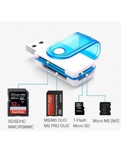 Generic 4 In 1 Memory USB 2.0 Card Reader for Micro SD, TF And M2  - Image 2