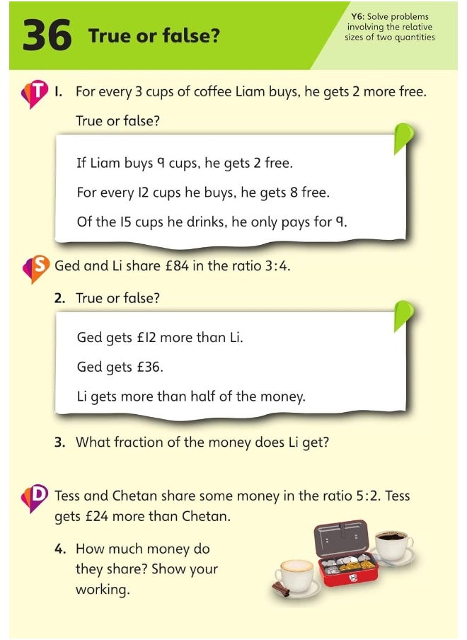 null - Pinpoint Maths Year 6 Problem Solving and Reasoning Challenge Cards: Y6 Problem Solving and Reasoning Pk - Image 1