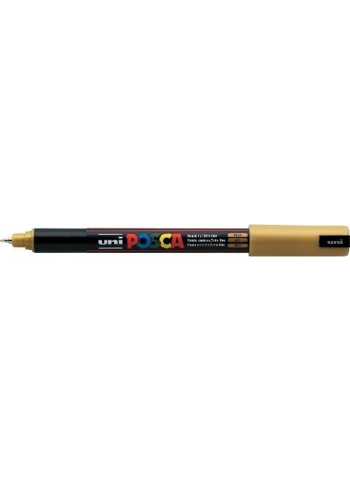 Uni Posca Pc-1mr Painting Marker 0.7 mm Metallic Gold 