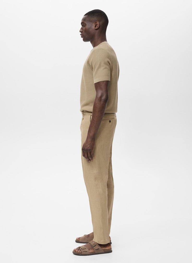 Mango Man Slim Fit Trousers  - Image 3