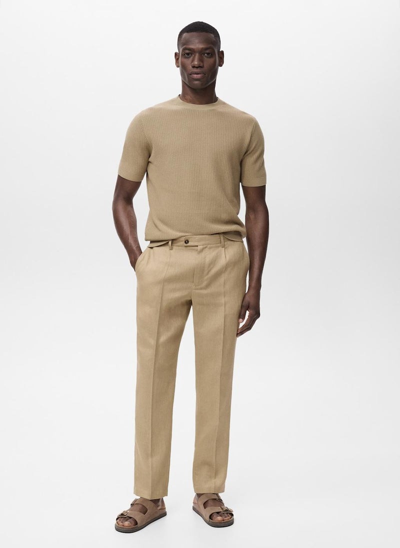Mango Man Slim Fit Trousers  - Image 4