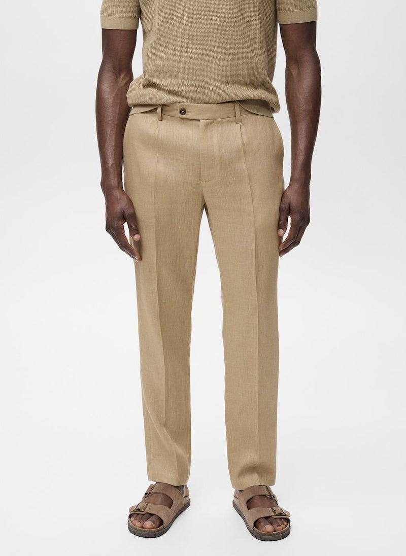 Mango Man Slim Fit Trousers  - Image 1
