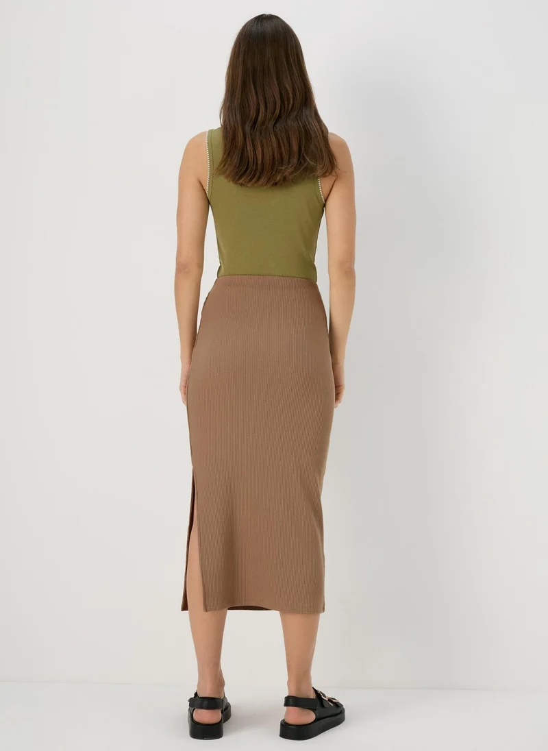Matalan Natural Rib Skirt
