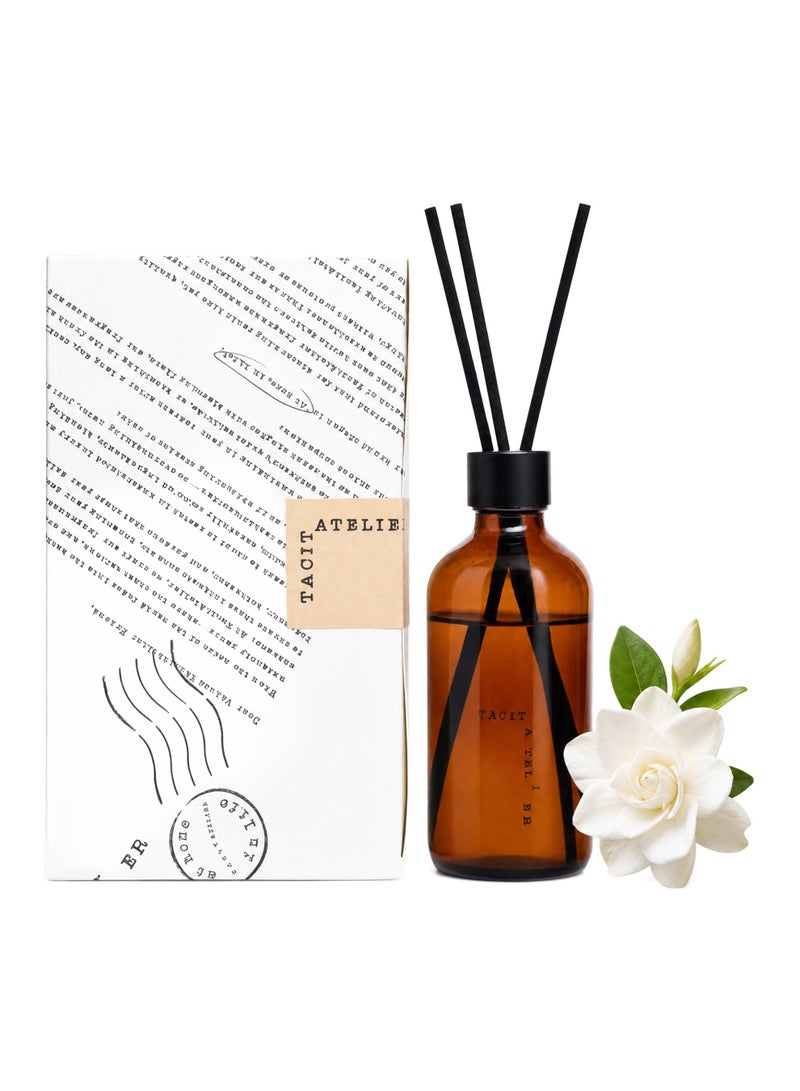 تاسيت أتليه ناشر قصب Tacit Atelier 200 مل | أمبر أود - معطر منزلي طويل الأمد لغرفة النوم والحمام والمكتب | هدية معطر طبيعي - Image 1