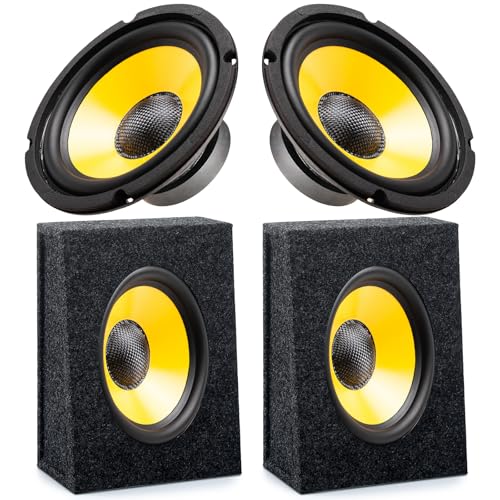 BBTO 2 Pcs Angled Style Car Audio Speaker Box 6 x 9 Inch Car Audio Enclosures Sturdy Constructed Truck Speaker Box for Home Vehicle Subwoofer Sound Supplies(8.66 x 4.72 x 12.8 Inch) - Image 5