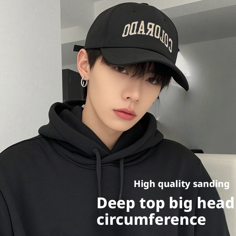 Men's Oversized Baseball Cap with Wide Brim, Sun Visor, Adjustable - Image 2