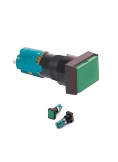Real Tend Real Tend Rectangular Green 220V 2a2b (2No 2NC) Illuminated Push Button Switch - Alternate 