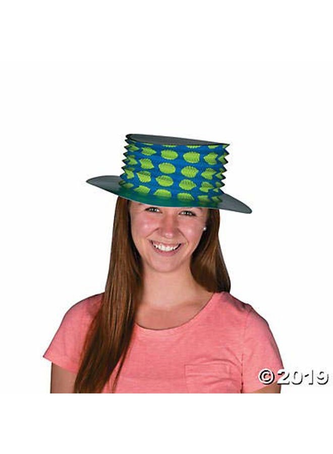 Fun Express Accordion Party Hats - Set of 12 - mad hatter tea party decorations  - Image 2